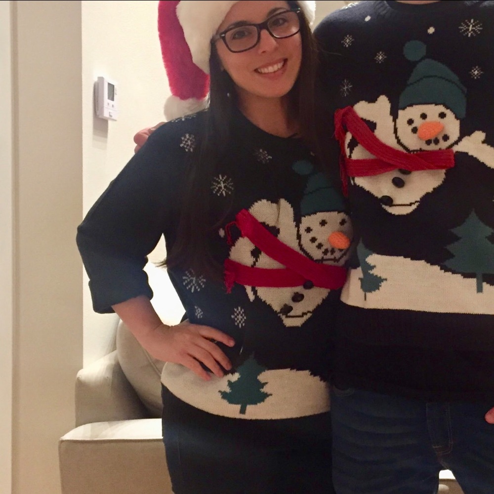 Snowman Christmas Holiday Sweater